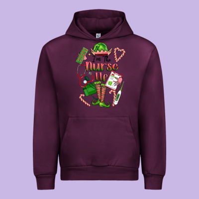 Im The Nurse Elf Urban Hoodie Designed By Fadigitalartstudio
