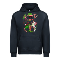 Navy im the nurse elf Urban Hoodie - FaDigitalArtStudio