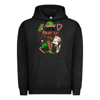 Pigment Black im the nurse elf Urban Hoodie - FaDigitalArtStudio