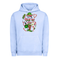 Pigment Grape Ice im the nurse elf Urban Hoodie - FaDigitalArtStudio