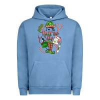 Pigment Pebble Blue im the nurse elf Urban Hoodie - FaDigitalArtStudio