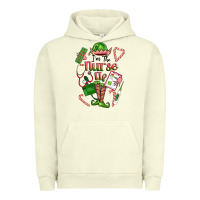 Pigment Pistachio im the nurse elf Urban Hoodie - FaDigitalArtStudio