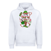 White im the nurse elf Urban Hoodie - FaDigitalArtStudio