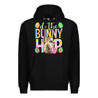 Black Do the bunny hop Easter Day Premium Hoodie - Neo Western
