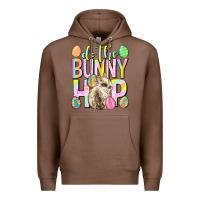 Chestnut Do the bunny hop Easter Day Premium Hoodie - Neo Western
