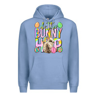 Colony Blue Do the bunny hop Easter Day Premium Hoodie - Neo Western