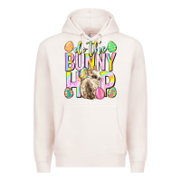 Pale Pink Do the bunny hop Easter Day Premium Hoodie - Neo Western