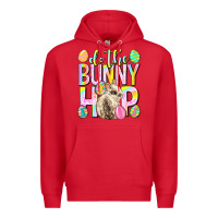 Red Do the bunny hop Easter Day Premium Hoodie - Neo Western