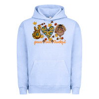 Pigment Grape Ice Peace Love Thankful Urban Hoodie - CowhideDigitalArt