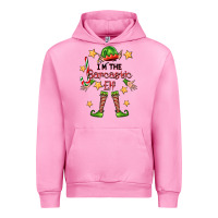 Fuchsia Pink im the sarcastic elf Urban Hoodie - FaDigitalArtStudio