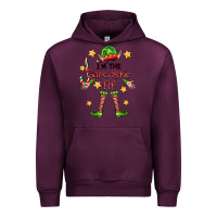 Mauve Wine im the sarcastic elf Urban Hoodie - FaDigitalArtStudio