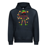 Navy im the sarcastic elf Urban Hoodie - FaDigitalArtStudio