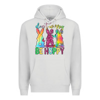 Dove Grey Don't worry be hoppy Easter Day Premium Hoodie - Neo Western