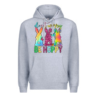 Heather Grey Don't worry be hoppy Easter Day Premium Hoodie - Neo Western