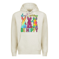Oatmeal Heather Don't worry be hoppy Easter Day Premium Hoodie - Neo Western