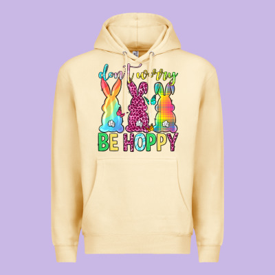 Don't Worry Be Hoppy Easter Day Premium Hoodie Designed By Neo Western