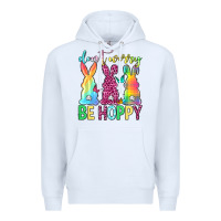 White Don't worry be hoppy Easter Day Premium Hoodie - Neo Western