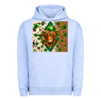 Pigment Grape Ice St. Patrick's Day Highland cow Urban Hoodie - Neo Western