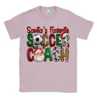 Lilac Santa's Favorite Soccer Coach For Christmas Classic Tee - FaDigitalArtStudio