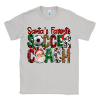 Moon Dust Santa's Favorite Soccer Coach For Christmas Classic Tee - FaDigitalArtStudio
