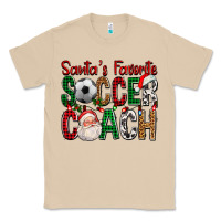 Mushroom Santa's Favorite Soccer Coach For Christmas Classic Tee - FaDigitalArtStudio