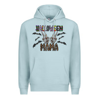 Blue Mist halloween mama Premium Hoodie - CowhideDigitalArt