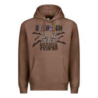 Chestnut halloween mama Premium Hoodie - CowhideDigitalArt
