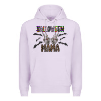 Lilac halloween mama Premium Hoodie - CowhideDigitalArt