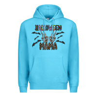 Ocean Blue halloween mama Premium Hoodie - CowhideDigitalArt