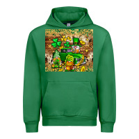 Emerald St. Patrick's Day gnomies truck tumbler Urban Hoodie - Neo Western