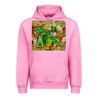 Fuchsia Pink St. Patrick's Day gnomies truck tumbler Urban Hoodie - Neo Western