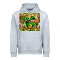 Heather Grey St. Patrick's Day gnomies truck tumbler Urban Hoodie - Neo Western