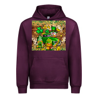 Mauve Wine St. Patrick's Day gnomies truck tumbler Urban Hoodie - Neo Western