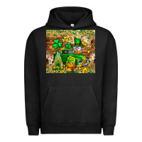 Pigment Black St. Patrick's Day gnomies truck tumbler Urban Hoodie - Neo Western