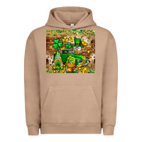 Pigment Burro St. Patrick's Day gnomies truck tumbler Urban Hoodie - Neo Western
