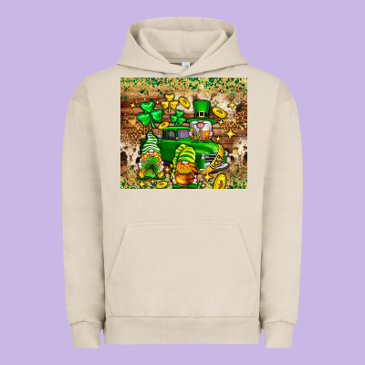 St. Patrick's Day Gnomies Truck Tumbler Urban Hoodie Designed By Neo Western
