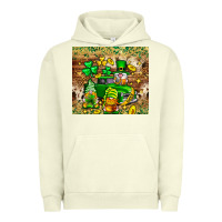 Pigment Pistachio St. Patrick's Day gnomies truck tumbler Urban Hoodie - Neo Western