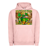 Pigment Salmon St. Patrick's Day gnomies truck tumbler Urban Hoodie - Neo Western