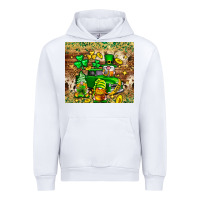 White St. Patrick's Day gnomies truck tumbler Urban Hoodie - Neo Western