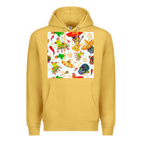 Antique Gold mexico seamless pattern Premium Hoodie - FaDigitalArtStudio