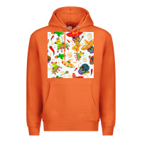 Carrot mexico seamless pattern Premium Hoodie - FaDigitalArtStudio