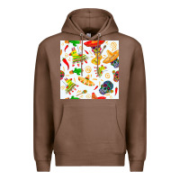 Chestnut mexico seamless pattern Premium Hoodie - FaDigitalArtStudio