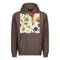 Coffee mexico seamless pattern Premium Hoodie - FaDigitalArtStudio