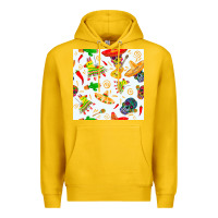 Lemon mexico seamless pattern Premium Hoodie - FaDigitalArtStudio