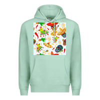 Seafoam mexico seamless pattern Premium Hoodie - FaDigitalArtStudio