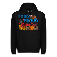 Black loud and proud basketball mom Premium Hoodie - HRA Design Shop
