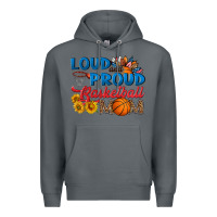 Rock loud and proud basketball mom Premium Hoodie - HRA Design Shop