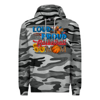 Slate Camo loud and proud basketball mom Premium Hoodie - HRA Design Shop
