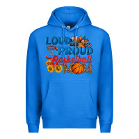 True Royal loud and proud basketball mom Premium Hoodie - HRA Design Shop