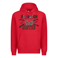 Red halloween sister Premium Hoodie - CowhideDigitalArt